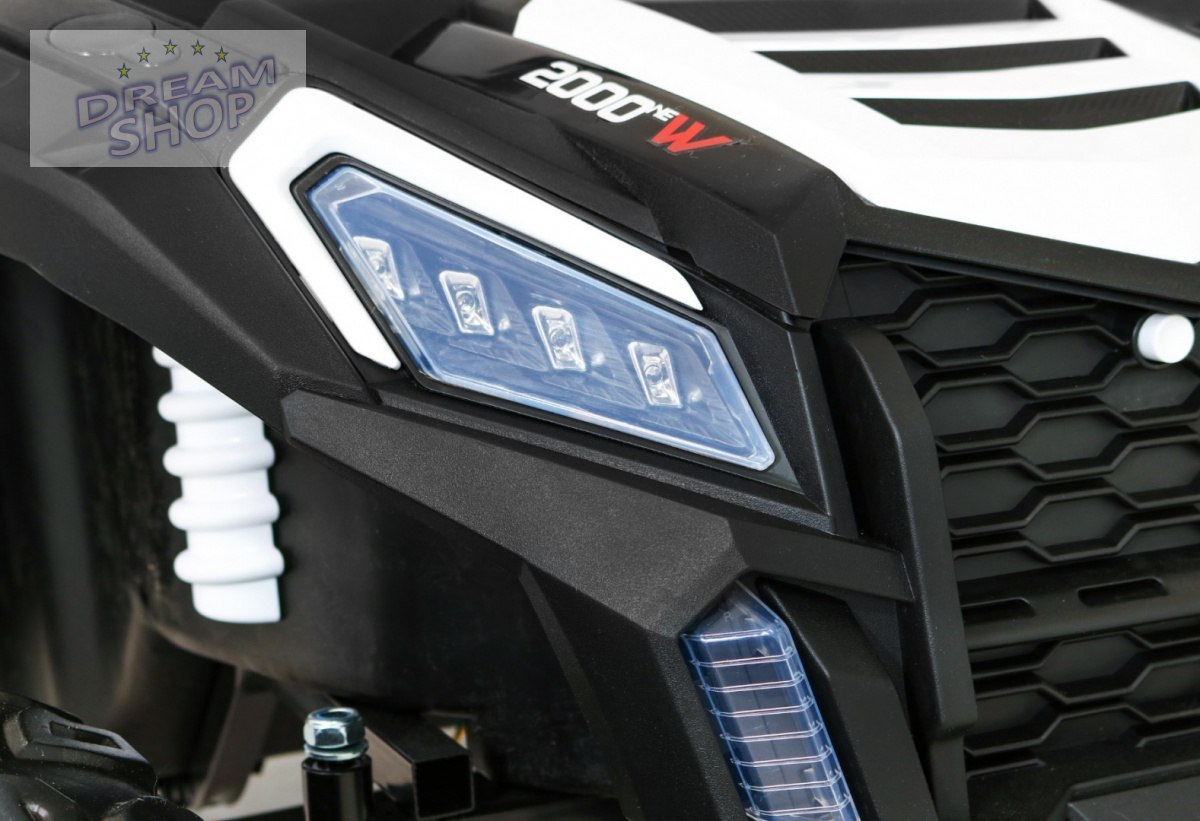 Pojazd Buggy ATV STRONG Racing Biały Pojazd Buggy ATV STRONG Racing Biały