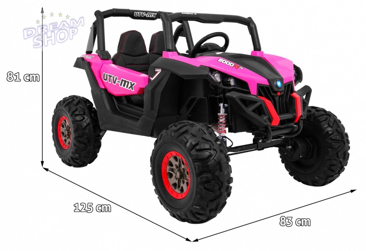 Pojazd Buggy SuperStar 4x4 Różowy Pojazd Buggy SuperStar 4x4 Różowy