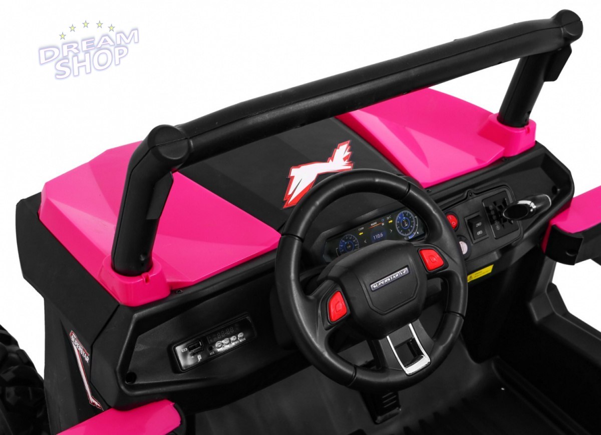Pojazd Buggy SuperStar 4x4 Różowy Pojazd Buggy SuperStar 4x4 Różowy
