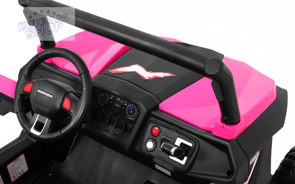 Pojazd Buggy SuperStar 4x4 Różowy Pojazd Buggy SuperStar 4x4 Różowy
