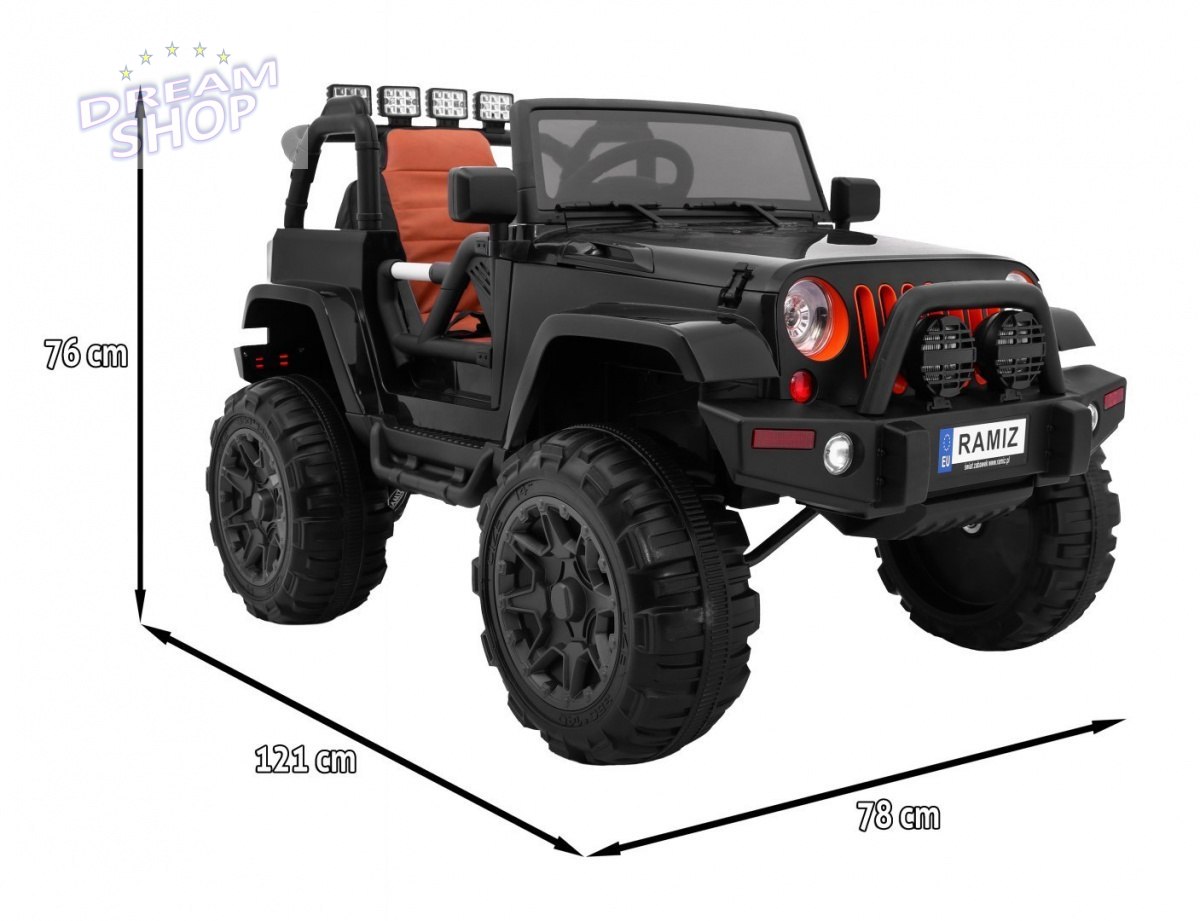 Pojazd Jeep All Terrain Czarny Pojazd Jeep All Terrain Czarny