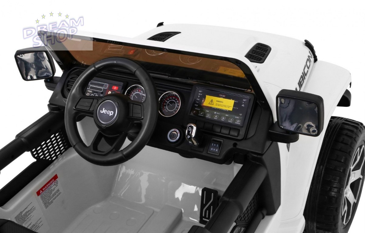 Pojazd Jeep Wrangler Rubicon Biały Pojazd Jeep Wrangler Rubicon Biały