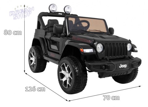 Pojazd Jeep Wrangler Rubicon Czarny Pojazd Jeep Wrangler Rubicon Czarny