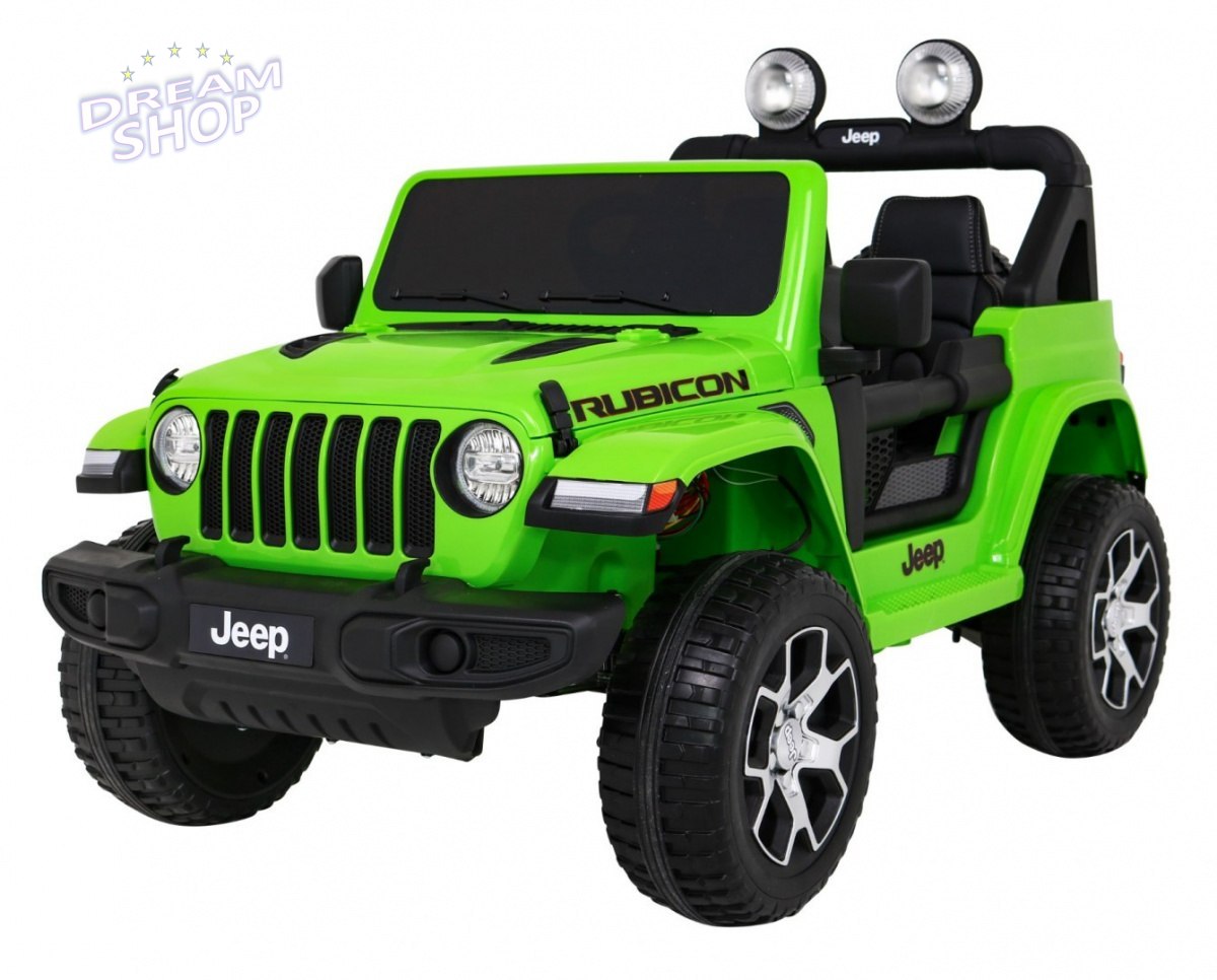 Pojazd Jeep Wrangler Rubicon Zielony Pojazd Jeep Wrangler Rubicon Zielony