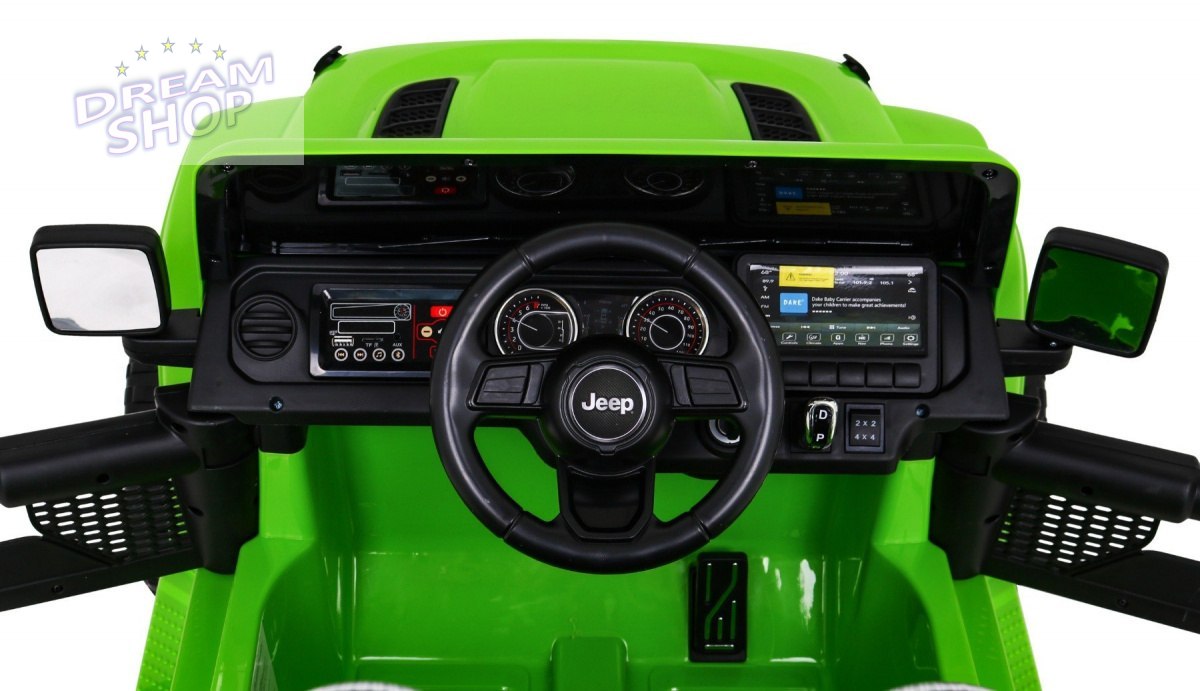 Pojazd Jeep Wrangler Rubicon Zielony Pojazd Jeep Wrangler Rubicon Zielony