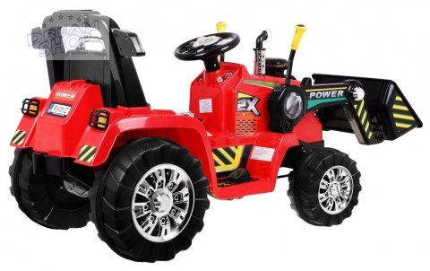 Pojazd Koparka Traktor Czerwona Pojazd Koparka Traktor Czerwona