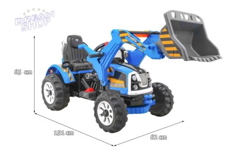 Pojazd Koparka Traktor Niebieska Pojazd Koparka Traktor Niebieska