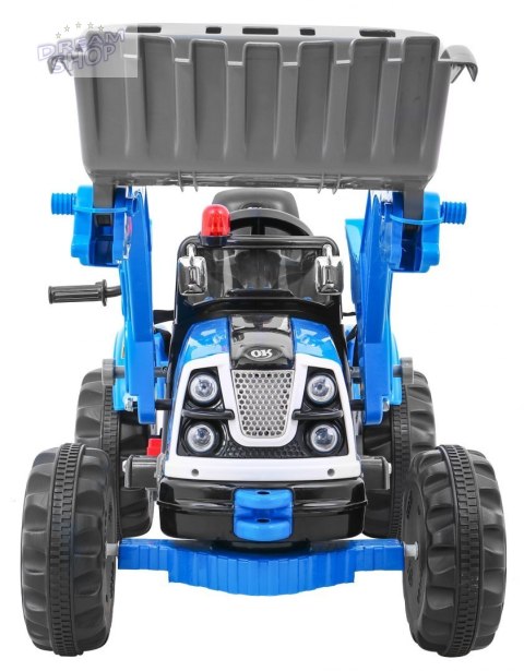 Pojazd Koparka Traktor Niebieska Pojazd Koparka Traktor Niebieska