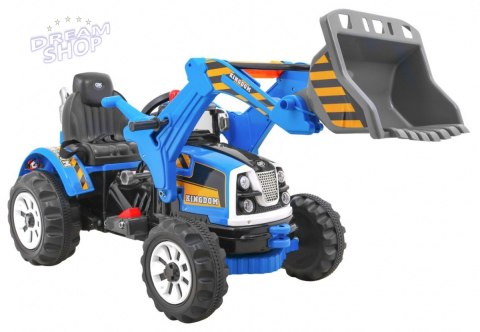 Pojazd Koparka Traktor Niebieska Pojazd Koparka Traktor Niebieska