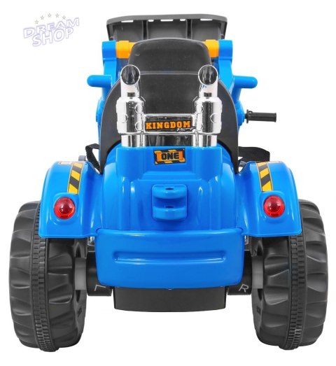 Pojazd Koparka Traktor Niebieska Pojazd Koparka Traktor Niebieska