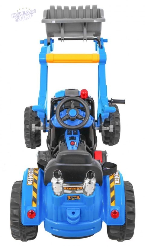 Pojazd Koparka Traktor Niebieska Pojazd Koparka Traktor Niebieska