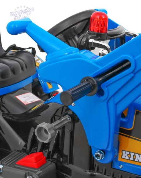 Pojazd Koparka Traktor Niebieska Pojazd Koparka Traktor Niebieska