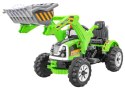 Pojazd Koparka Traktor Zielona
