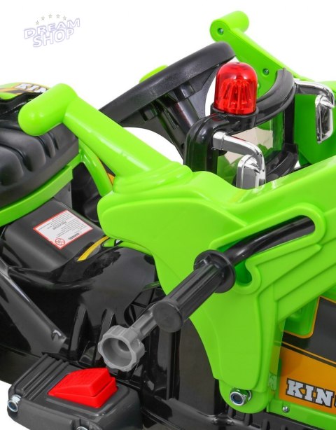Pojazd Koparka Traktor Zielona Pojazd Koparka Traktor Zielona