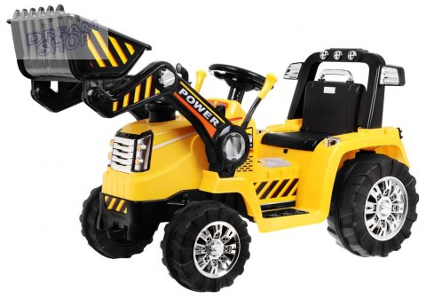 Pojazd Koparka Traktor Żółta Pojazd Koparka Traktor Żółta