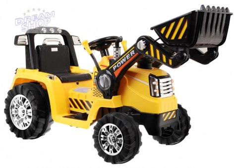 Pojazd Koparka Traktor Żółta Pojazd Koparka Traktor Żółta
