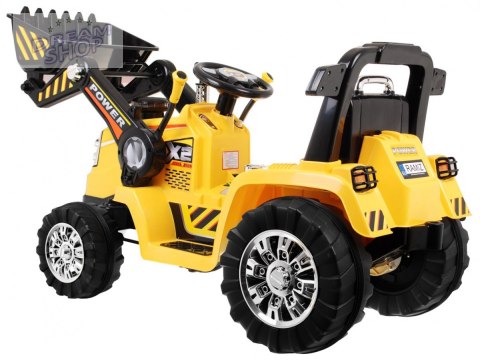 Pojazd Koparka Traktor Żółta Pojazd Koparka Traktor Żółta