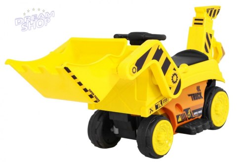 Pojazd Koparka Traktor Żółty Pojazd Koparka Traktor Żółty