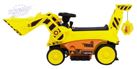 Pojazd Koparka Traktor Żółty Pojazd Koparka Traktor Żółty