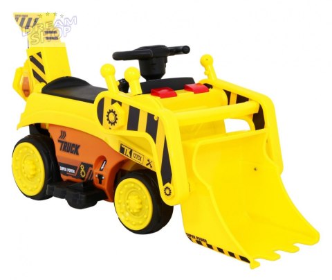 Pojazd Koparka Traktor Żółty Pojazd Koparka Traktor Żółty