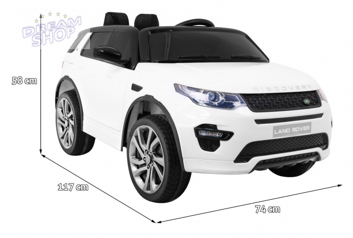 Pojazd Land Rover Discovery Biały Pojazd Land Rover Discovery Biały