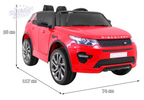 Pojazd Land Rover Discovery Czerwony Pojazd Land Rover Discovery Czerwony