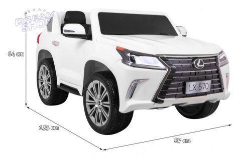 Pojazd Lexus LX570 Biały Pojazd Lexus LX570 Biały