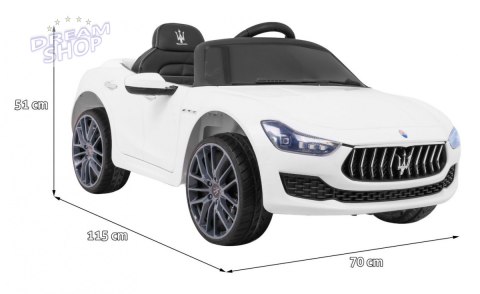 Pojazd Maserati Ghibli Biały Pojazd Maserati Ghibli Biały