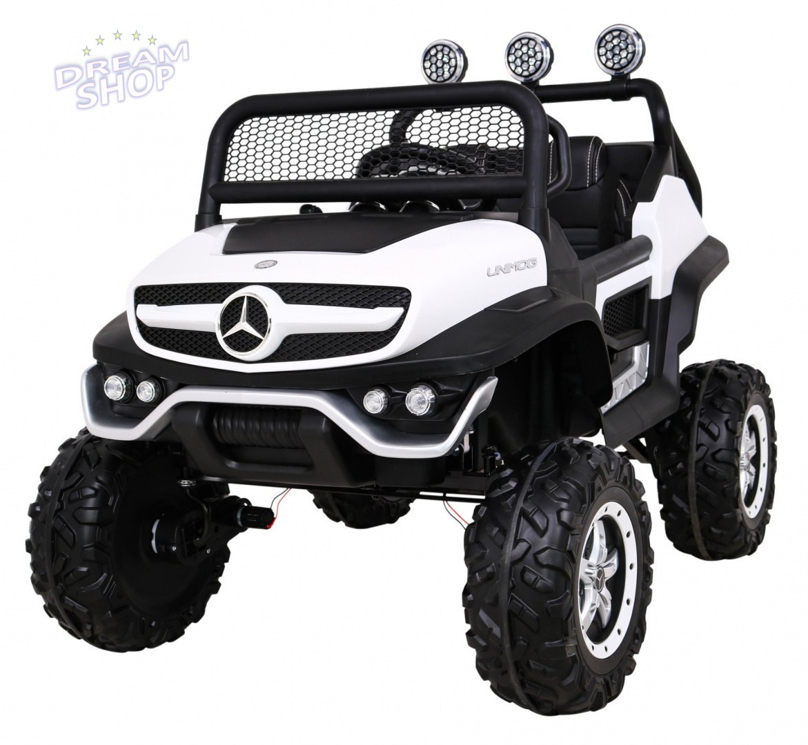 Pojazd Mercedes BENZ UNIMOG Biały Pojazd Mercedes BENZ UNIMOG Biały