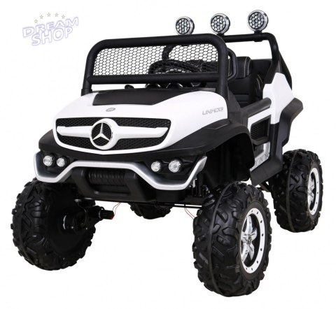 Pojazd Mercedes BENZ UNIMOG Biały Pojazd Mercedes BENZ UNIMOG Biały