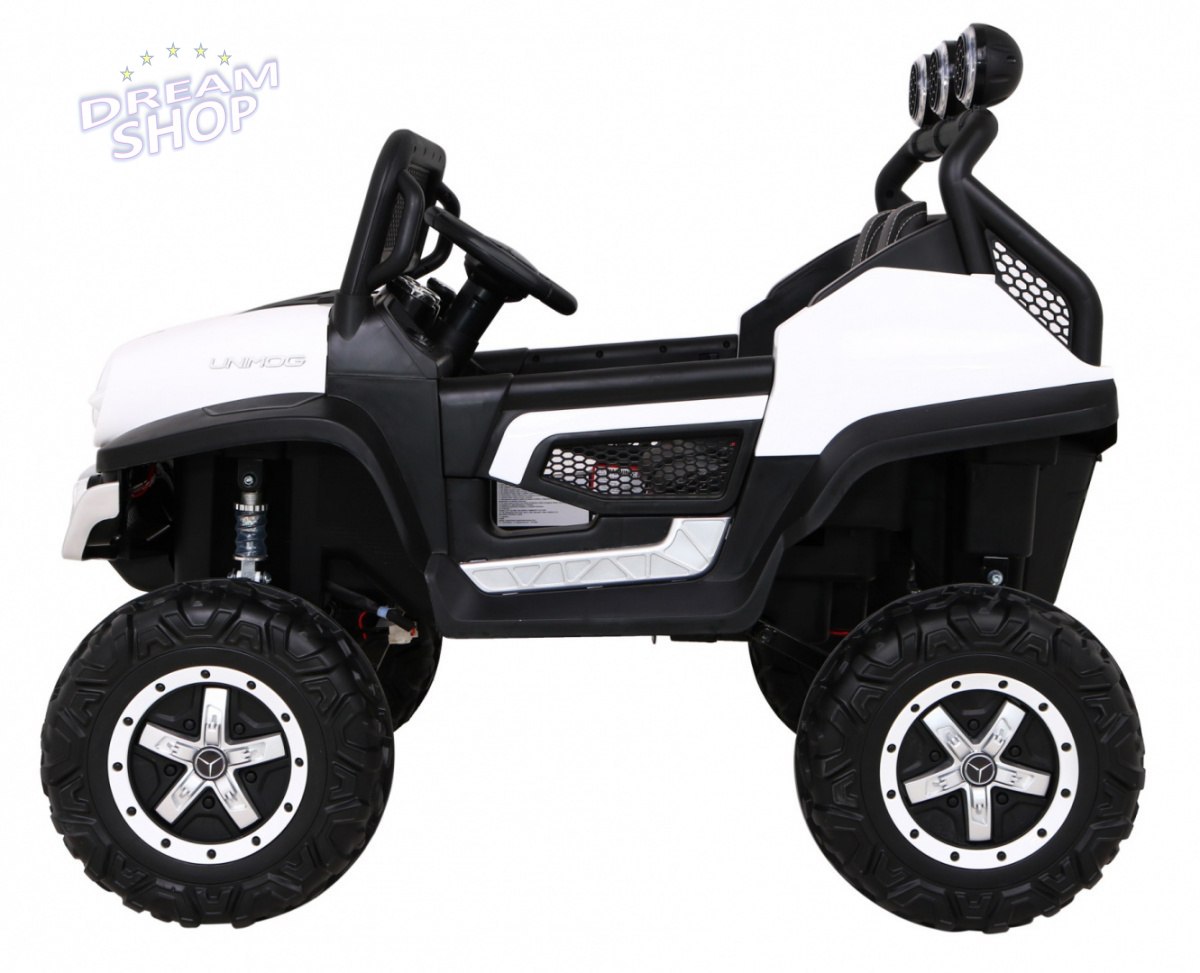 Pojazd Mercedes BENZ UNIMOG Biały Pojazd Mercedes BENZ UNIMOG Biały