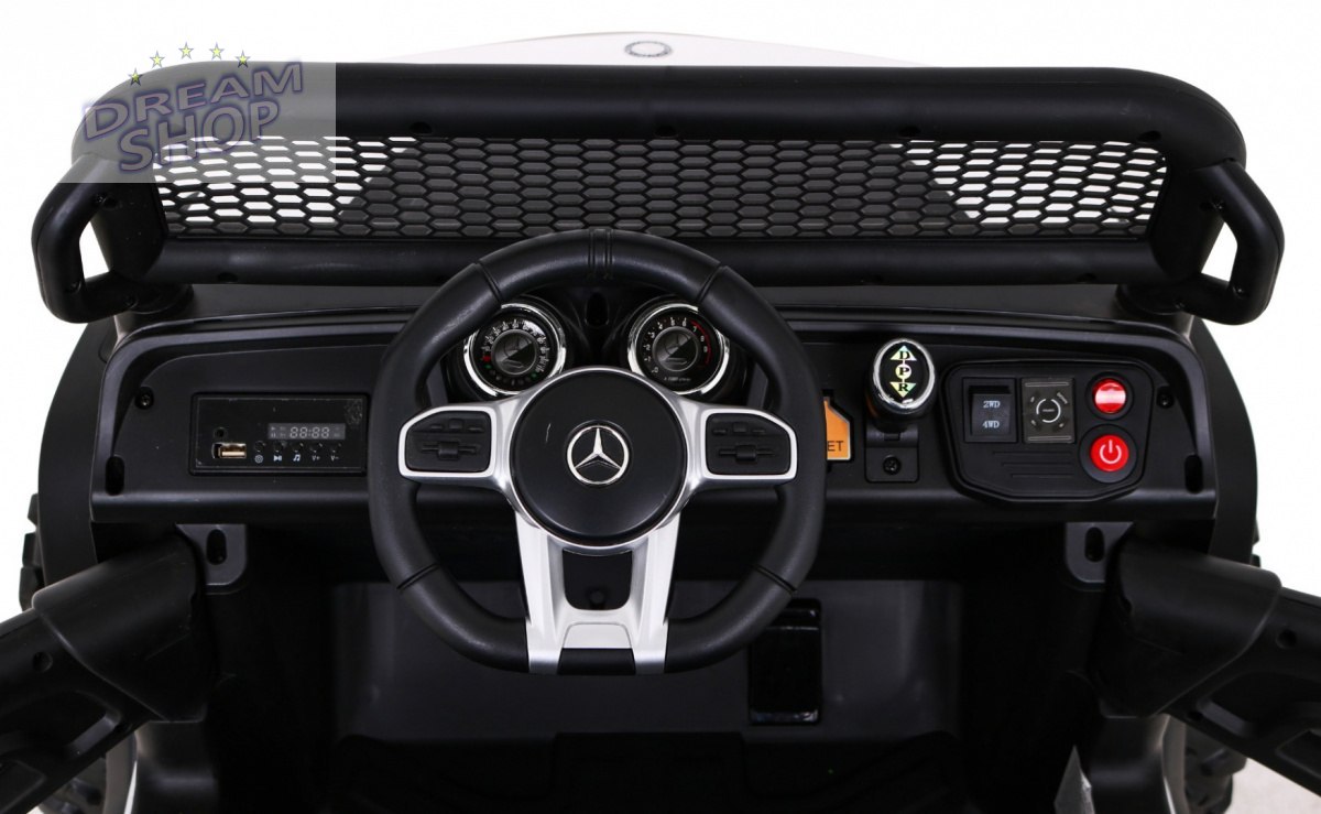 Pojazd Mercedes BENZ UNIMOG Biały Pojazd Mercedes BENZ UNIMOG Biały