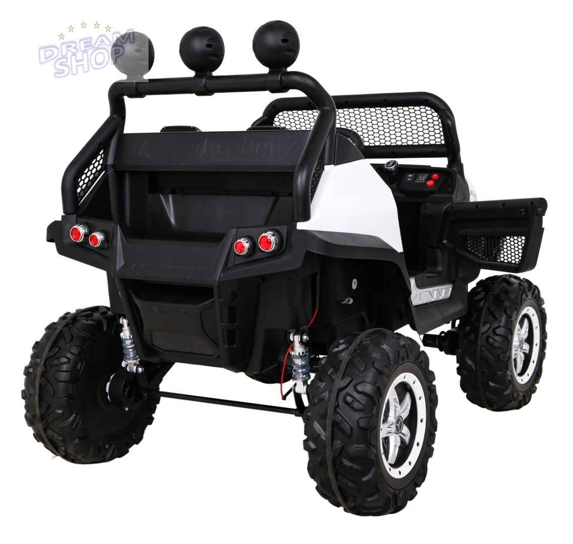 Pojazd Mercedes BENZ UNIMOG Biały Pojazd Mercedes BENZ UNIMOG Biały