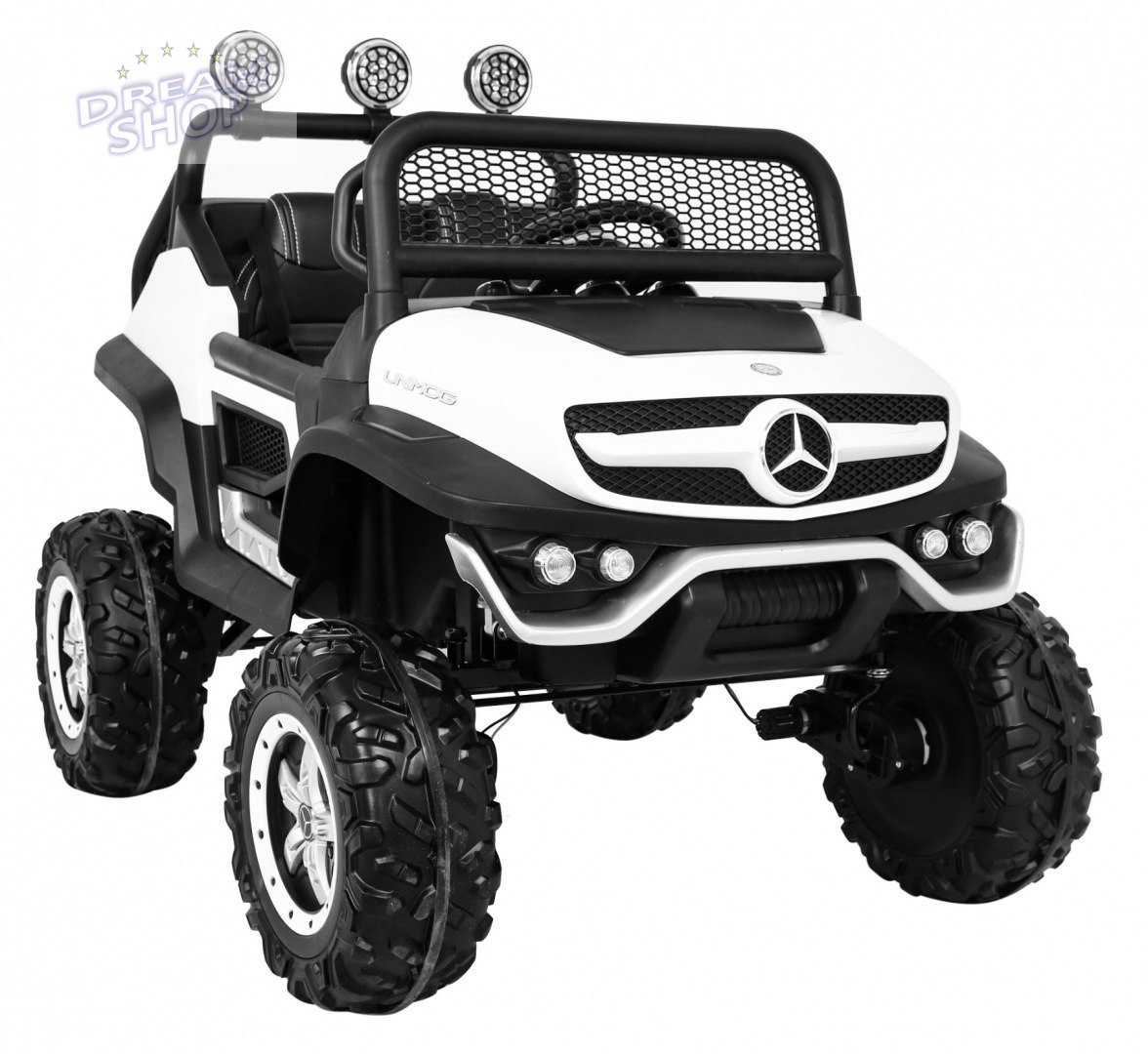Pojazd Mercedes BENZ UNIMOG Biały Pojazd Mercedes BENZ UNIMOG Biały