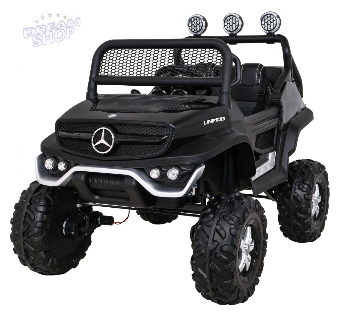Pojazd Mercedes BENZ UNIMOG Czarny Pojazd Mercedes BENZ UNIMOG Czarny
