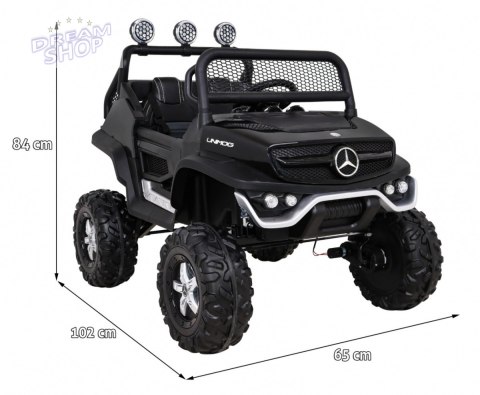 Pojazd Mercedes BENZ UNIMOG Czarny Pojazd Mercedes BENZ UNIMOG Czarny