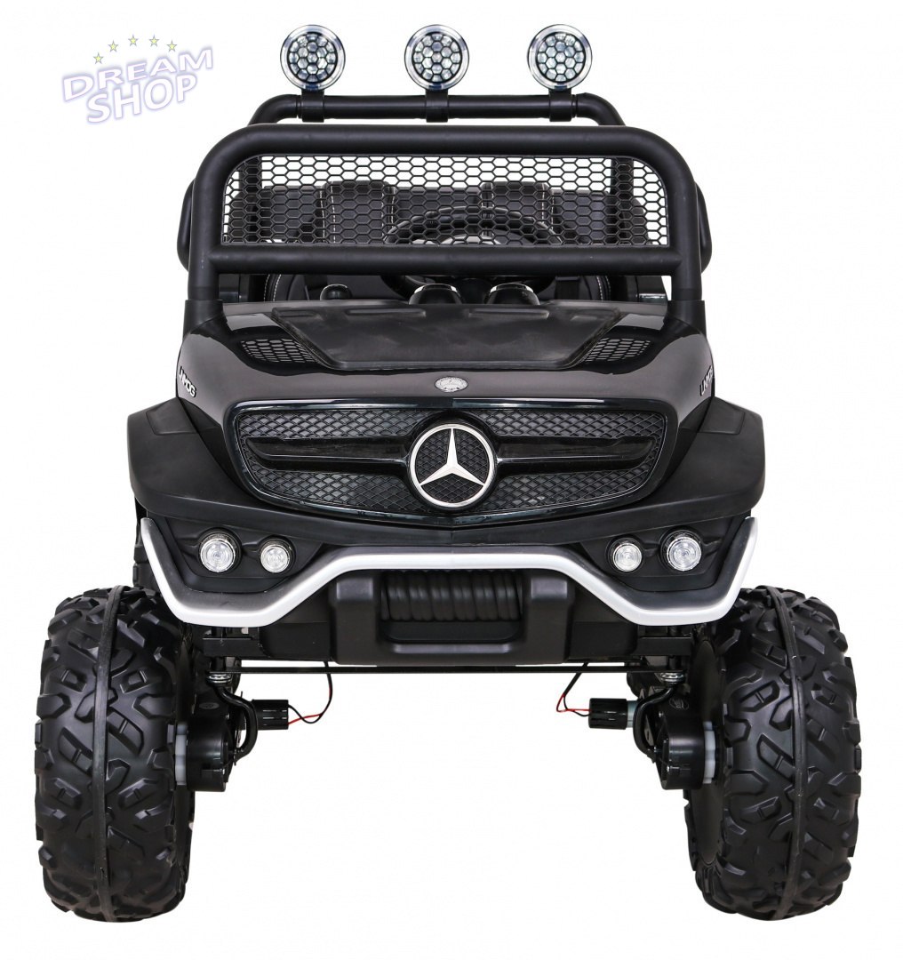 Pojazd Mercedes BENZ UNIMOG Czarny Pojazd Mercedes BENZ UNIMOG Czarny