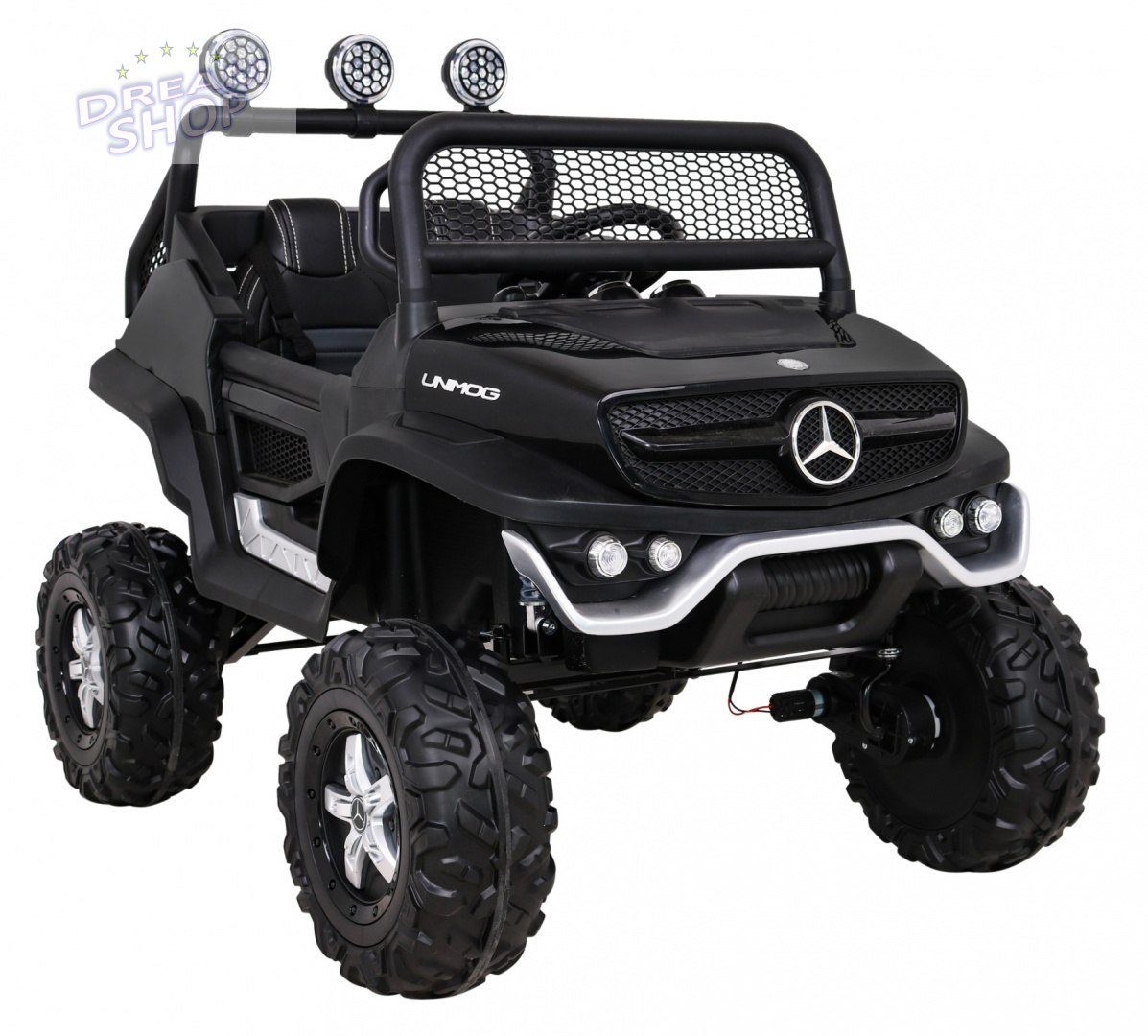 Pojazd Mercedes BENZ UNIMOG Czarny Pojazd Mercedes BENZ UNIMOG Czarny