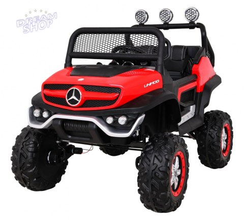 Pojazd Mercedes BENZ UNIMOG Czerwony Pojazd Mercedes BENZ UNIMOG Czerwony