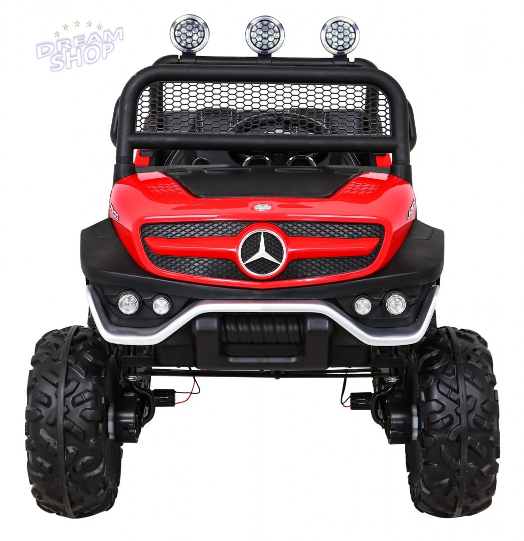 Pojazd Mercedes BENZ UNIMOG Czerwony Pojazd Mercedes BENZ UNIMOG Czerwony