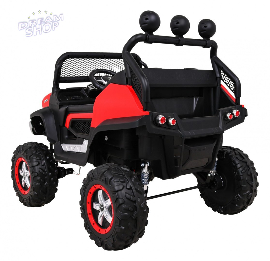 Pojazd Mercedes BENZ UNIMOG Czerwony Pojazd Mercedes BENZ UNIMOG Czerwony