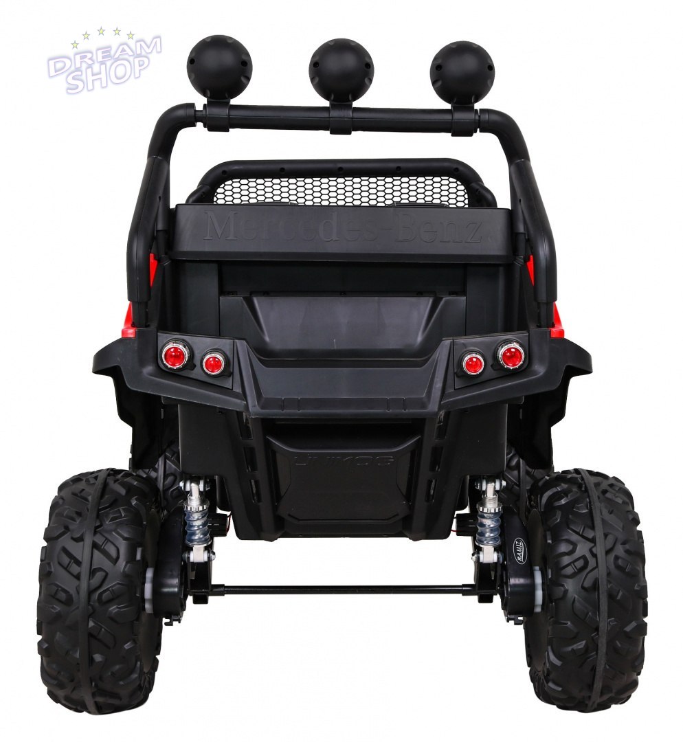 Pojazd Mercedes BENZ UNIMOG Czerwony Pojazd Mercedes BENZ UNIMOG Czerwony