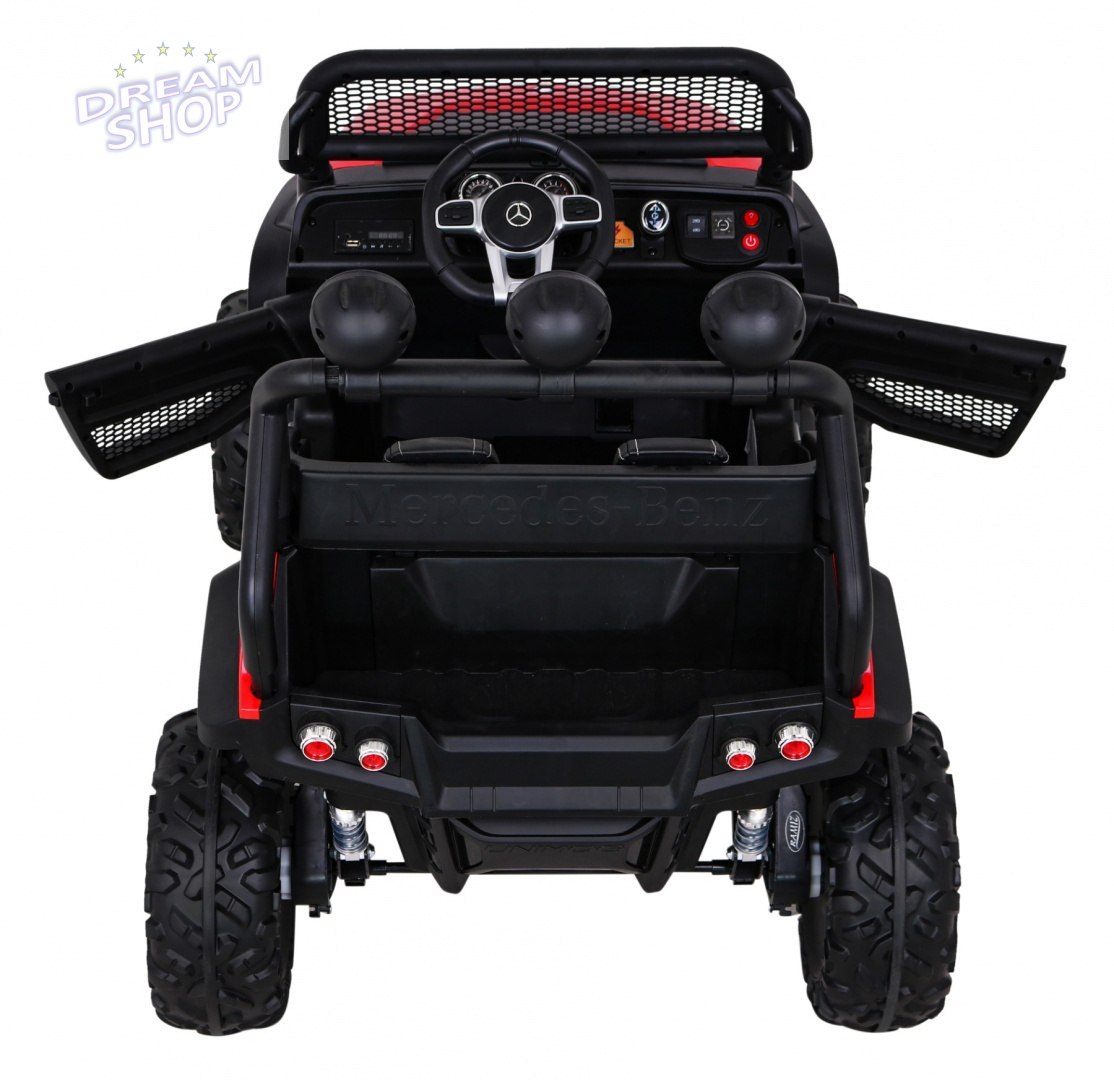 Pojazd Mercedes BENZ UNIMOG Czerwony Pojazd Mercedes BENZ UNIMOG Czerwony