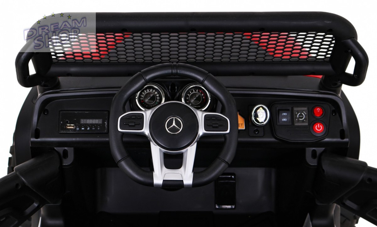 Pojazd Mercedes BENZ UNIMOG Czerwony Pojazd Mercedes BENZ UNIMOG Czerwony