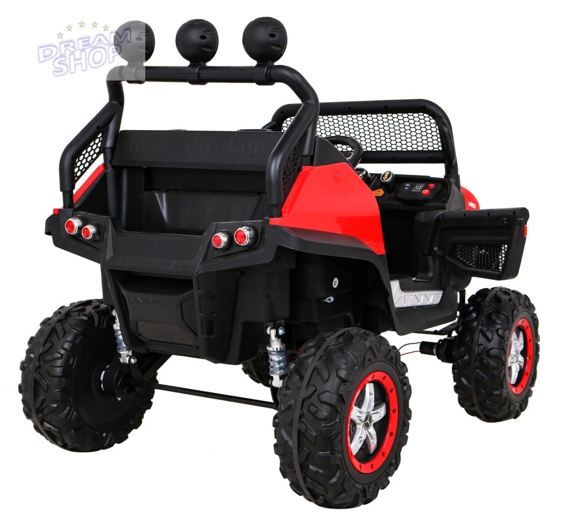 Pojazd Mercedes BENZ UNIMOG Czerwony Pojazd Mercedes BENZ UNIMOG Czerwony