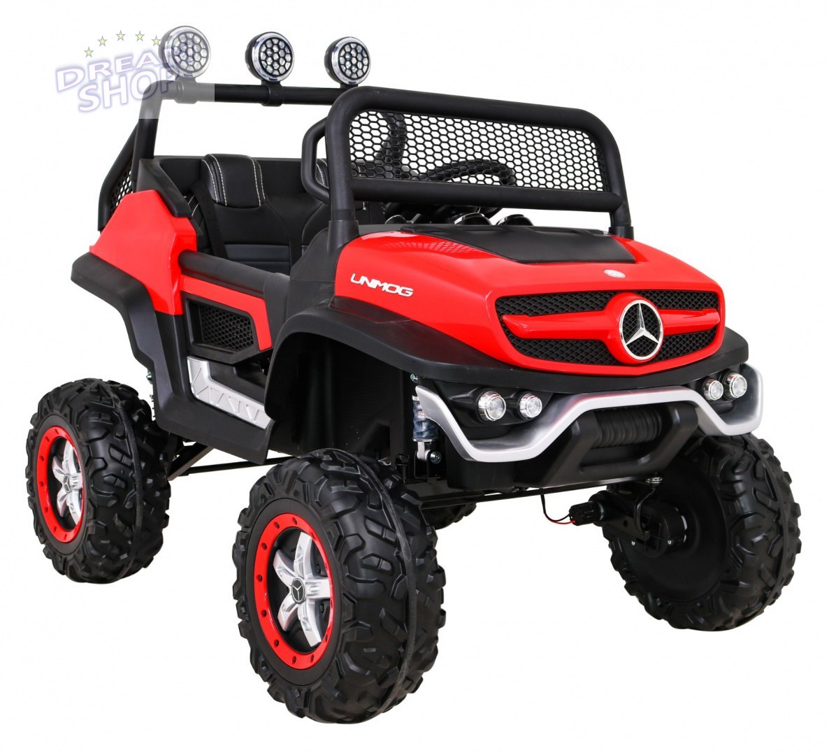 Pojazd Mercedes BENZ UNIMOG Czerwony Pojazd Mercedes BENZ UNIMOG Czerwony