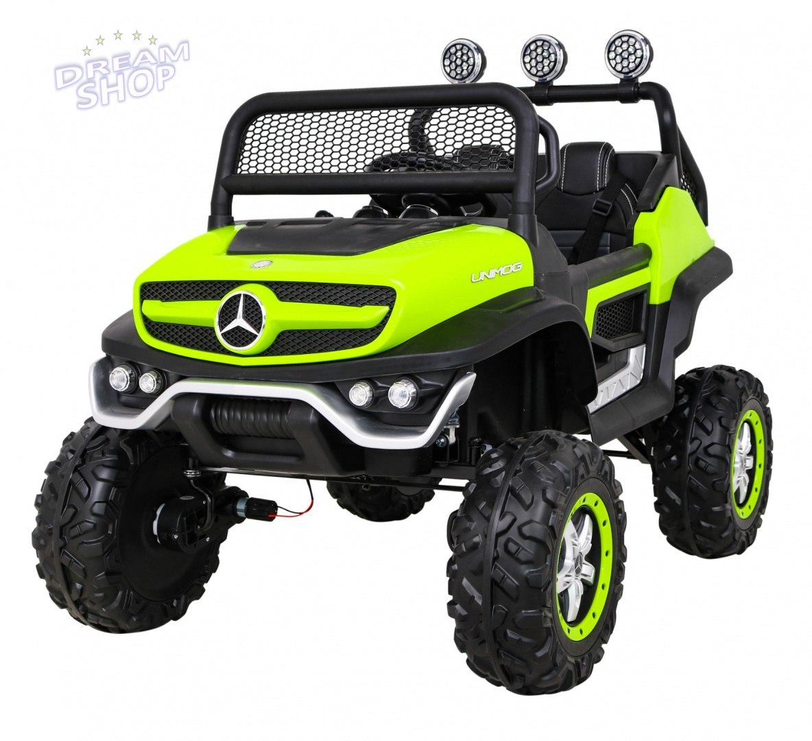 Pojazd Mercedes BENZ UNIMOG Zielony Pojazd Mercedes BENZ UNIMOG Zielony