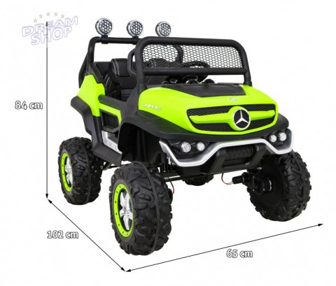 Pojazd Mercedes BENZ UNIMOG Zielony Pojazd Mercedes BENZ UNIMOG Zielony