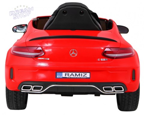 Pojazd Mercedes Benz C63 AMG Czerwony Pojazd Mercedes Benz C63 AMG Czerwony