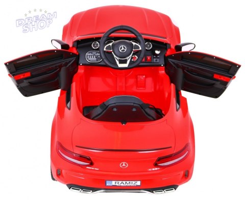 Pojazd Mercedes Benz C63 AMG Czerwony Pojazd Mercedes Benz C63 AMG Czerwony